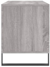 Armário p/ discos 100x38x48cm derivados madeira cinzento sonoma