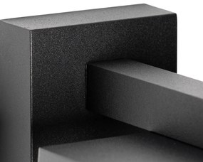 LED Lanterna de parede inteligente para exterior preta IP44 incl. Wifi ST64 - Charlois Industrial