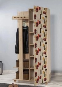 Hall Stand Garmanto – Carvalho Sonoma – 90x192x36 cm