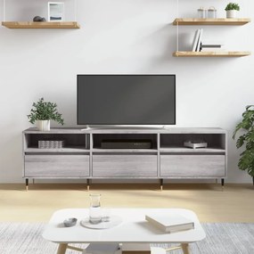 Móvel de TV 150x30x44,5 cm derivados de madeira cinzento sonoma