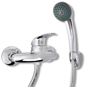 Conjunto chuveiro torneira monocomando cromado