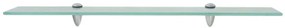 Prateleiras flutuantes 2 pcs vidro 70x10 cm 8 mm