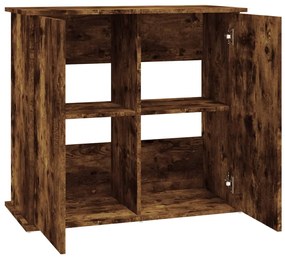 Suporte de aquário 81x36x73 cm deriv. madeira carvalho fumado