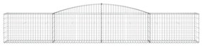 Cestos gabião arqueados 10pcs 400x50x60/80 cm ferro galvanizado