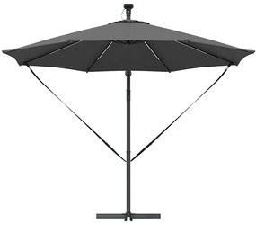 Guarda-sol de Bananeira Cantilever Antracite 294 x 294 x 248 cm