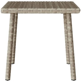 Mesa de centro de jardim retangular 40x40x37cm vime PE