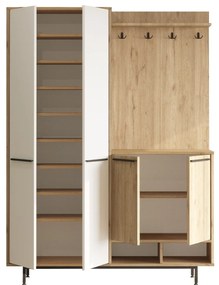 Cabide de Entrada OS1-SW – Carvalho Branco – 147,4x195,6x35,5 cm | Tri
