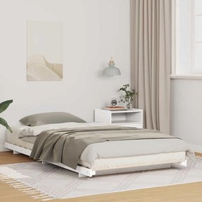 vidaXL Estrutura de cama de chão Branco 75 x 190 cm