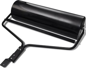 Rolo compressor para gramados Preto 68 L