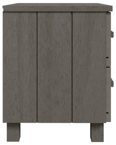 Mesa de cabeceira HAMAR 40x35x44,5 cm pinho maciço cinza-claro
