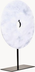 Escultura em disco de mármore artesanal Zoro