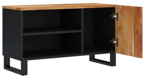 Móvel de TV 80x33x46 cm acácia maciça/derivados madeira