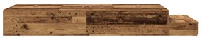 Cama de Armazenamento Madeira Antiga 90x190 cm