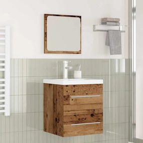 vidaXL Conjunto de Móveis para Banheiro 2 pcs Madeira antiga