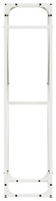 Suporte para lenha 40x25x100 cm aço laminado a frio branco