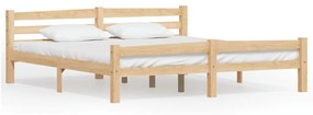Estrutura de cama em pinho maciço 180x200 cm