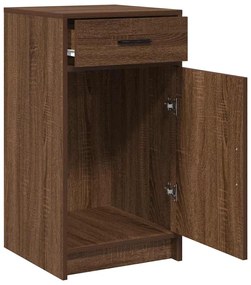 Armário vidaXL Castanho Carvalho 40x41x75 cm Madeira engenheirada