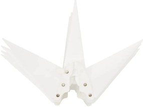 Luz de Natal com estaca LED dobrável 57 cm branco