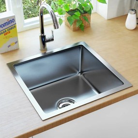 Lava-louça de cozinha artesanal com ralo aço inoxidável
