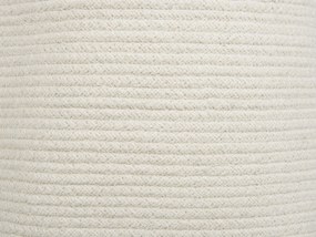 Conjunto de 2 cestos em algodão branco SILOPI Beliani