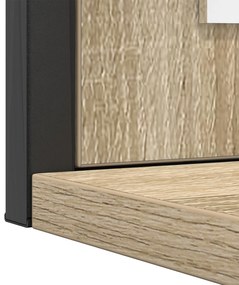 Conjunto de Móveis de Casa de Banho vidaXL 3 Peças Carvalho Sonoma Mad