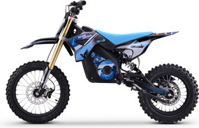 Moto elétrica de cross para crianças Motors Falcon 1600W Azul