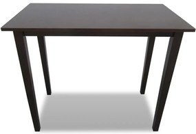 Mesa de bar em madeira castanha
