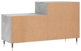 Sapateira 102x36x60 cm derivados de madeira cinzento cimento