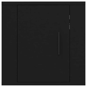 Móvel de TV de parede 40x34,5x40 cm preto