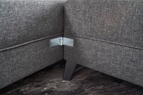 Sofá-Cama de Canto Eris – Antracite – 300x78x202 cm