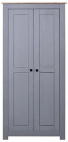Roupeiro cinzento 80x50x171,5 cm pinho Panamá maciço