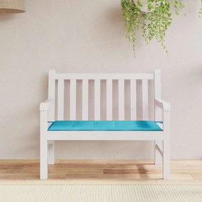 Almofada vidaXL Turquesa Tecido Oxford, Fibra de Espuma 120 x 50 x 4 cm