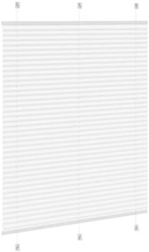 Branco Plissada Cega 110x100cm Largura Tecido 109,4cm Poliéster
