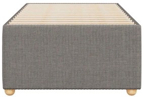 Estrutura de cama sem colchão 90x190 cm tecido cinzento