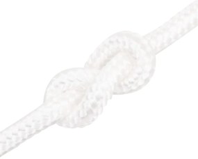 Corda de barco 16 mm 250 m polipropileno branco completo