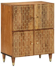 vidaXL Móvel de apoio 60x33x75 cm madeira de mangueira maciça