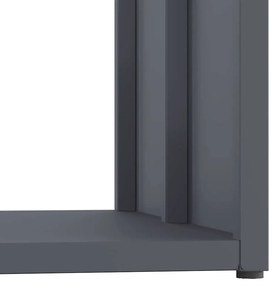 Suporte para lenha 40x40x40 cm aço laminado a frio antracite