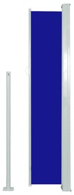 Toldo lateral retrátil 160 x 500 cm azul