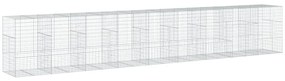 Cesto gabião com cobertura 900x100x150 cm ferro galvanizado
