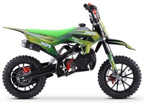 Mota cross gasolina 50 cc para crianças Motors CROSS XM Verde