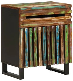 vidaXL Mesa de cabeceira 50x34x60 cm madeira de acácia maciça