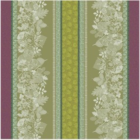 Toalha de mesa jacquard Mille Botanique Mousse