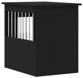 Móvel casota para cão 45x62x59 cm derivados de madeira preto