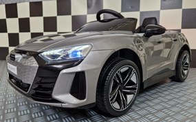 Audi E-Tron GT Carro eletrico infantil 12V Cinzento Metalizado