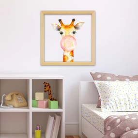 Quadro Decorativo emoldurado Cam13855653232 – Multicolor – 32 x 32 cm