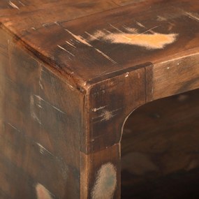 Cabinet de TV Multicolorido 60x30x25 cm Madeira Reaproveitada Maciça