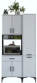 Armário Multiusos JE121 – Branco – 100x198,6x40 cm