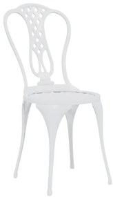 3 pcs conjunto de bistrô alumínio fundido branco