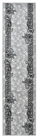 vidaXL Passadeira 80x350 cm polipropileno cinzento