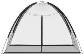 Rede mosquiteira com portas malha 220 200x180x135 cm preto